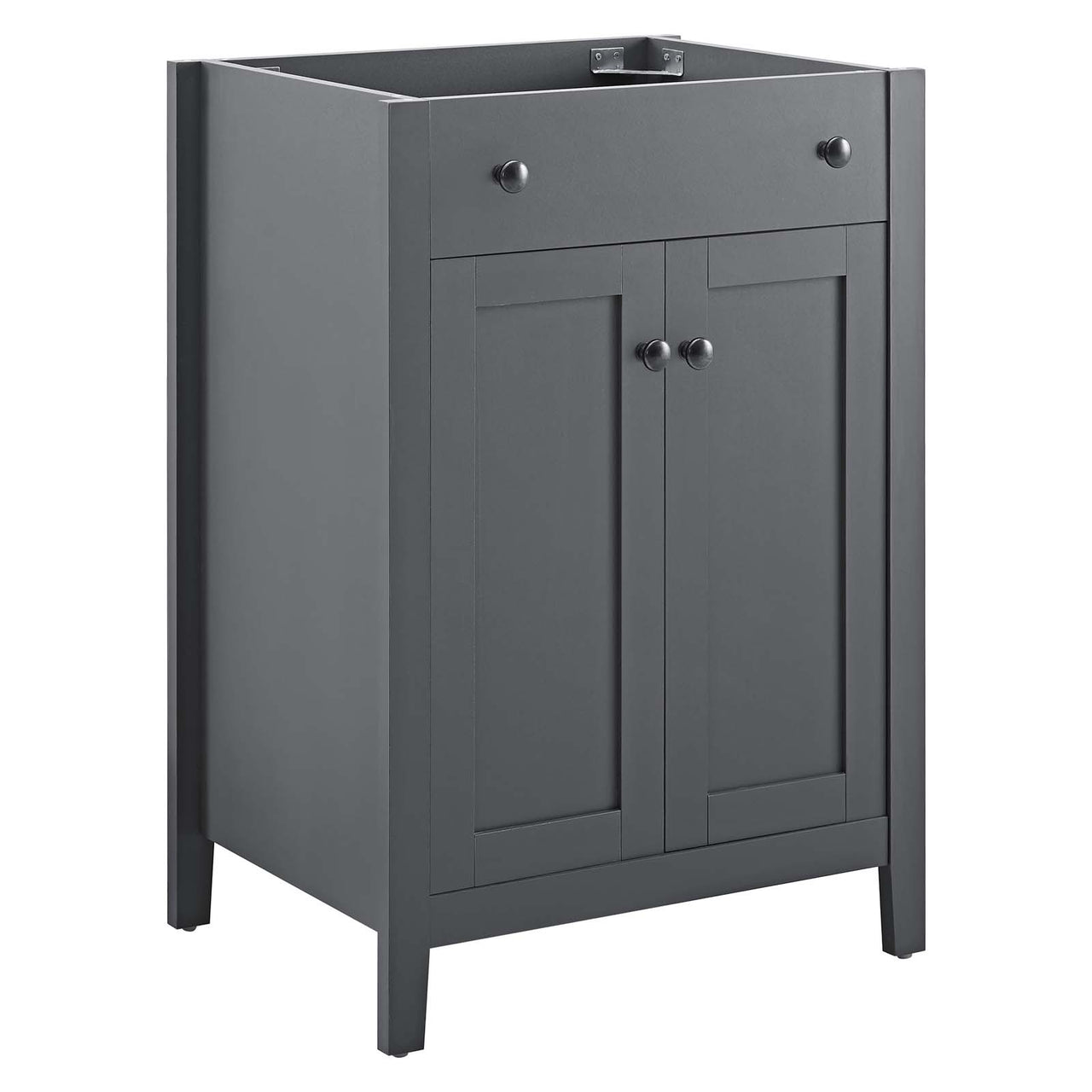 Tucker Vanity Base with Storage, Small, Gray