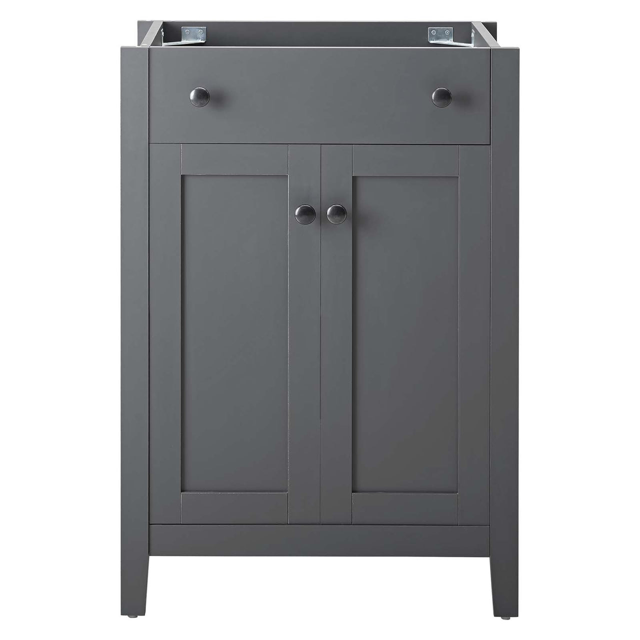 Tucker Vanity Base with Storage, Small, Gray