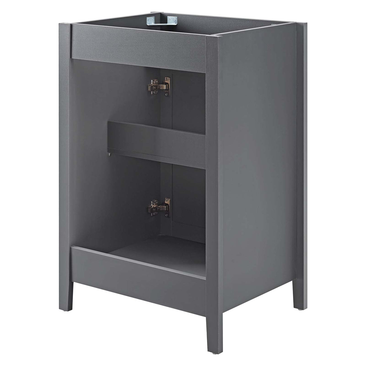 Tucker Vanity Base with Storage, Small, Gray