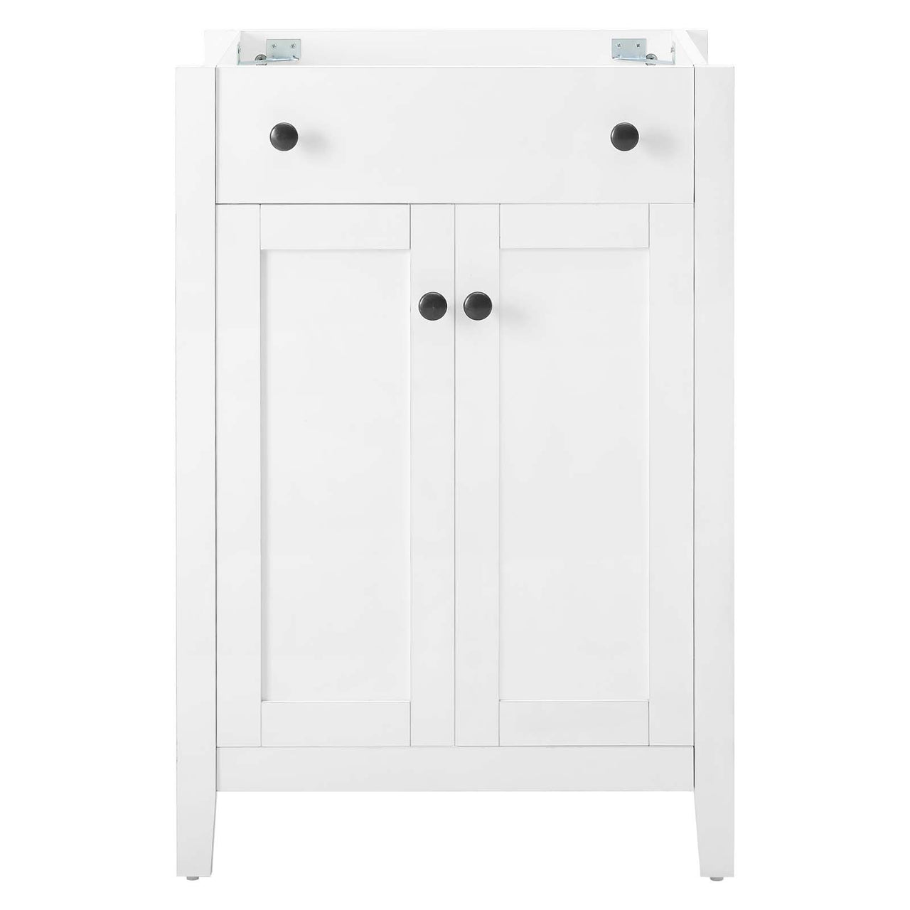 Tucker Vanity Base with Storage, Small, White