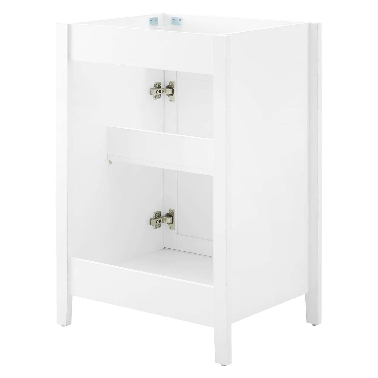 Tucker Vanity Base with Storage, Small, White