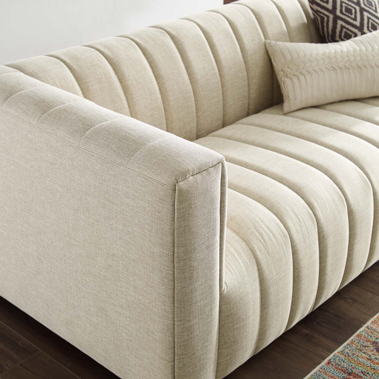 Avyelle Fabric Sofa, Beige