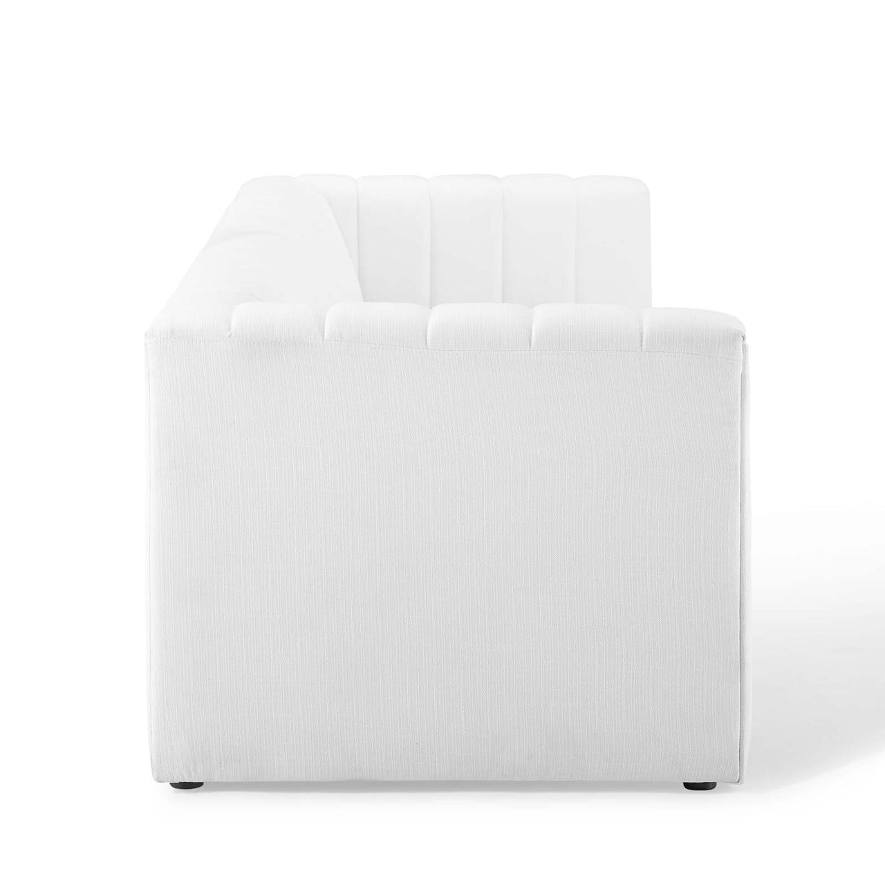 Avyelle Fabric Sofa, White