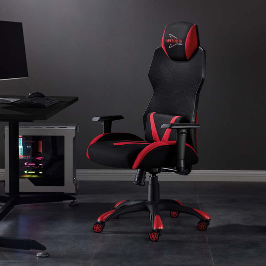 Vanquish Gaming Computer Chair, Black & Red