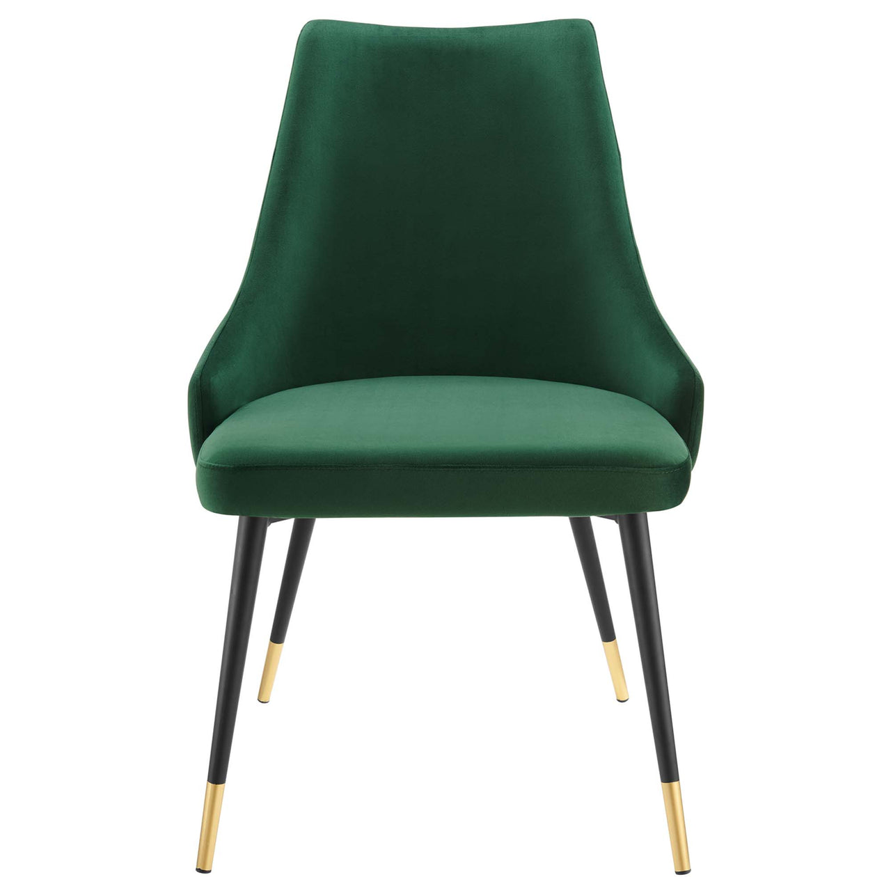 Avira Velvet Dining Chair, Green