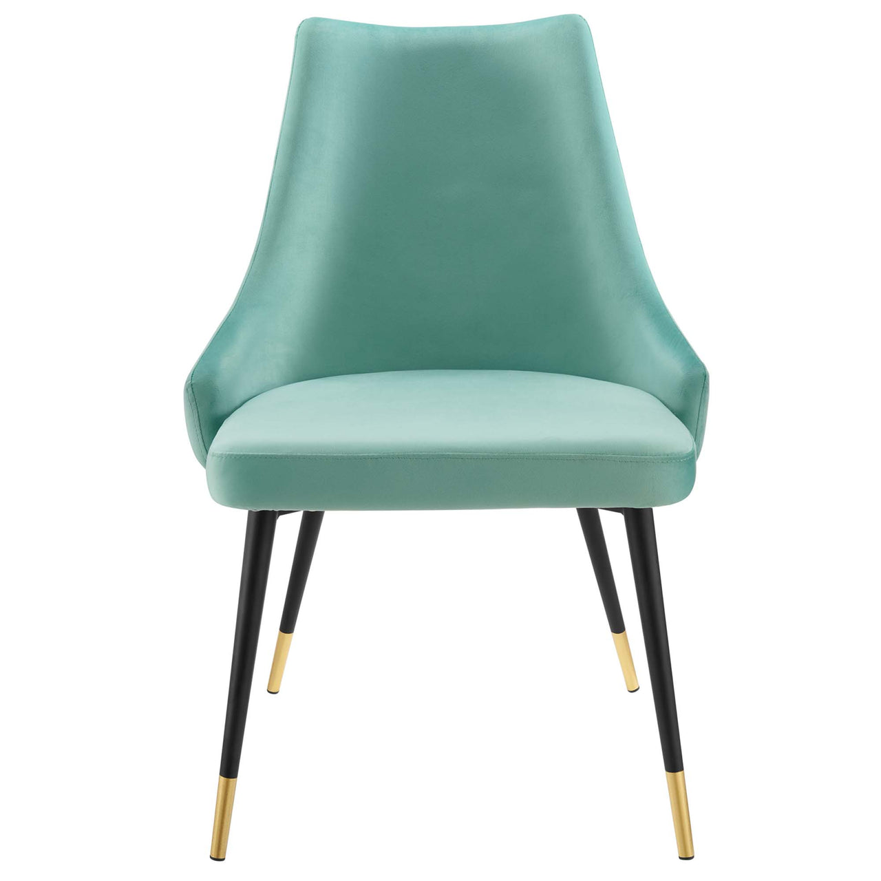 Avira Velvet Dining Chair, Mint