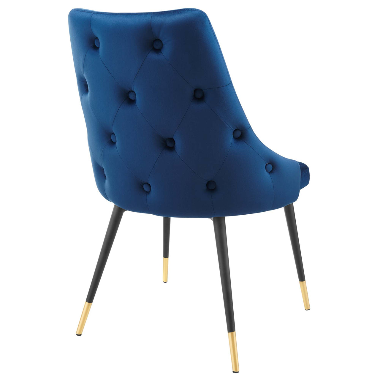Avira Velvet Dining Chair, Navy