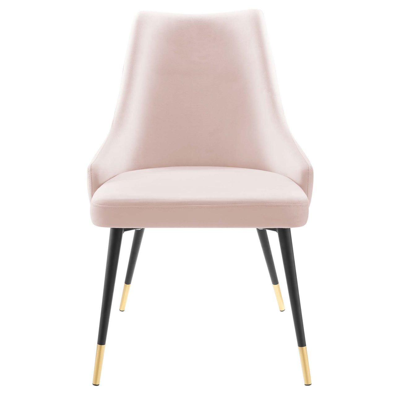 Avira Velvet Dining Chair, Pink