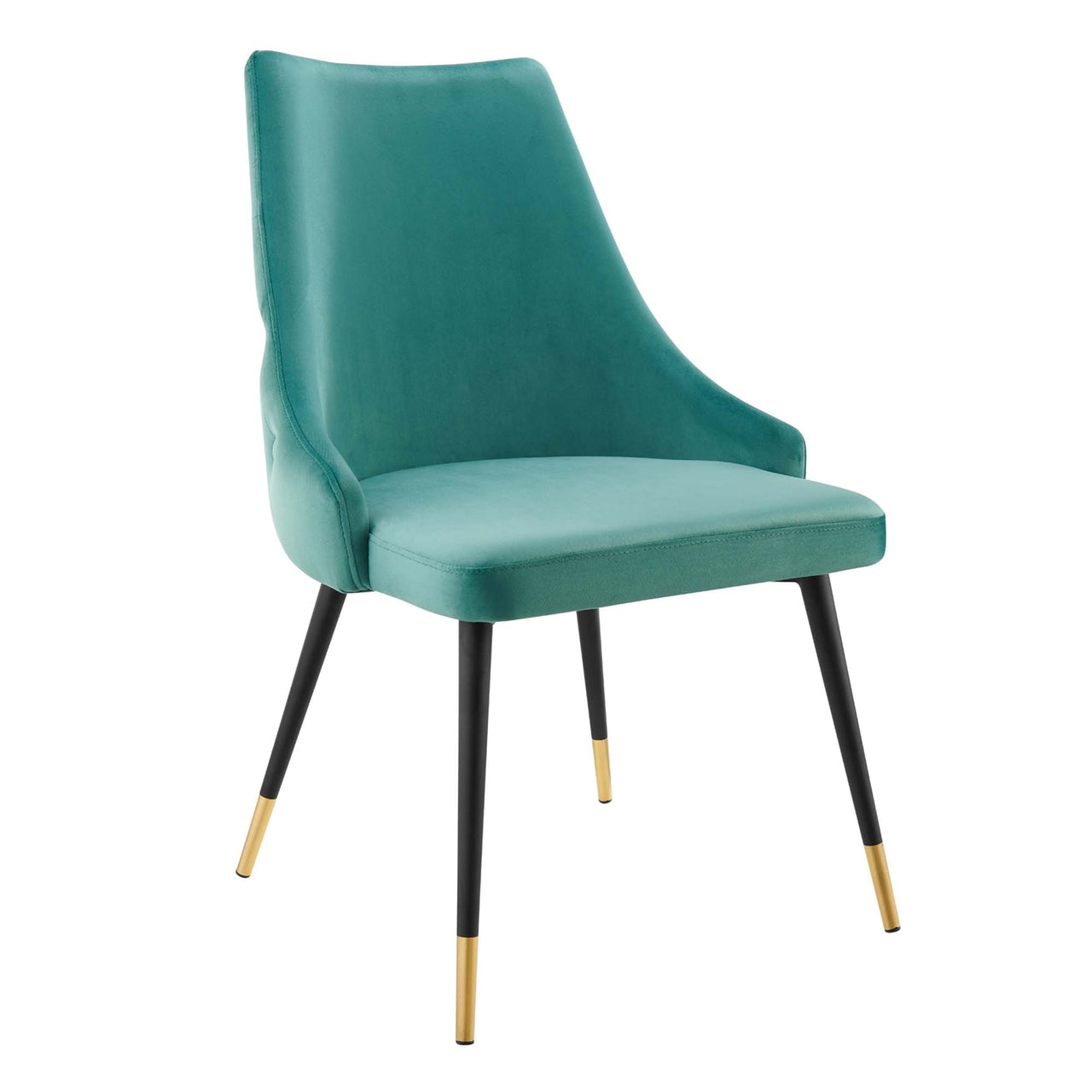 Avira Velvet Dining Chair, Teal