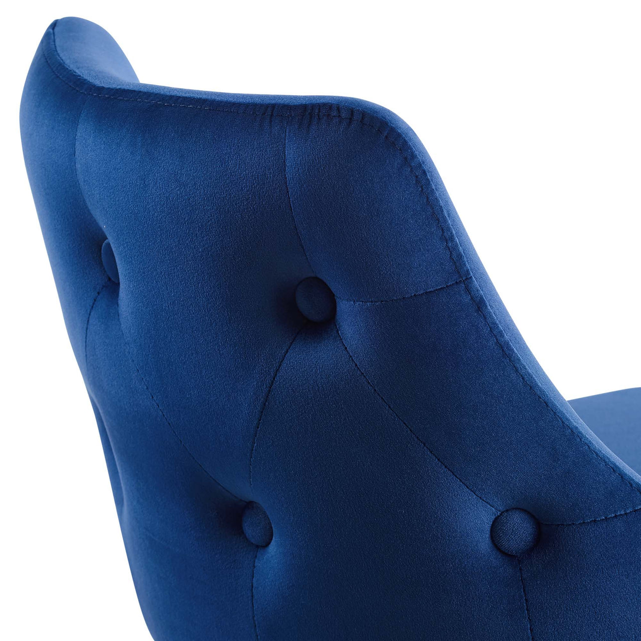 Avira Velvet Counter Stool, Navy