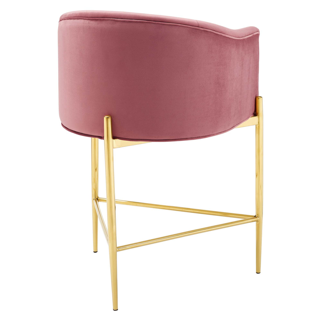 Civetta Counter Stool, Dusty Rose