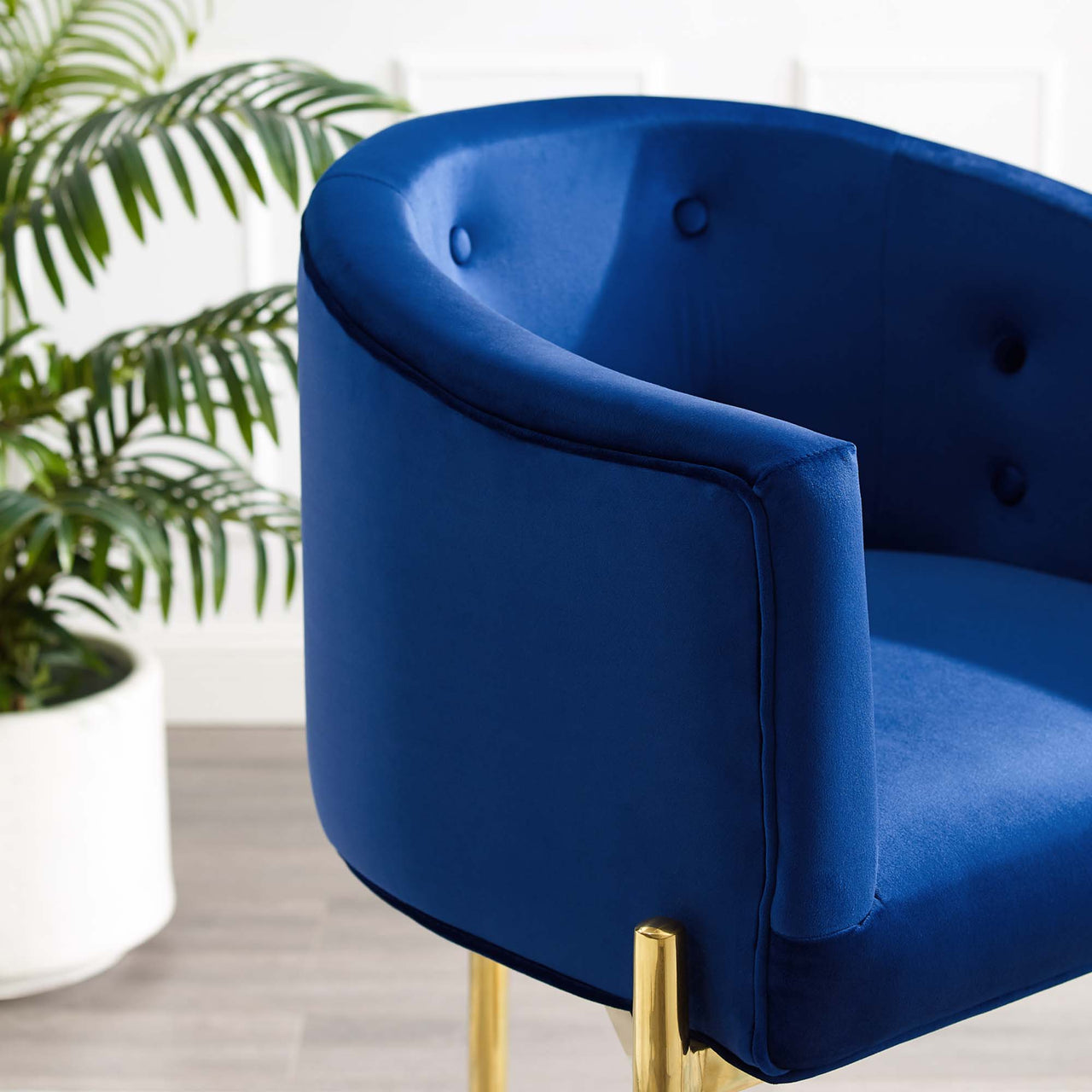 Civetta Counter Stool, Navy