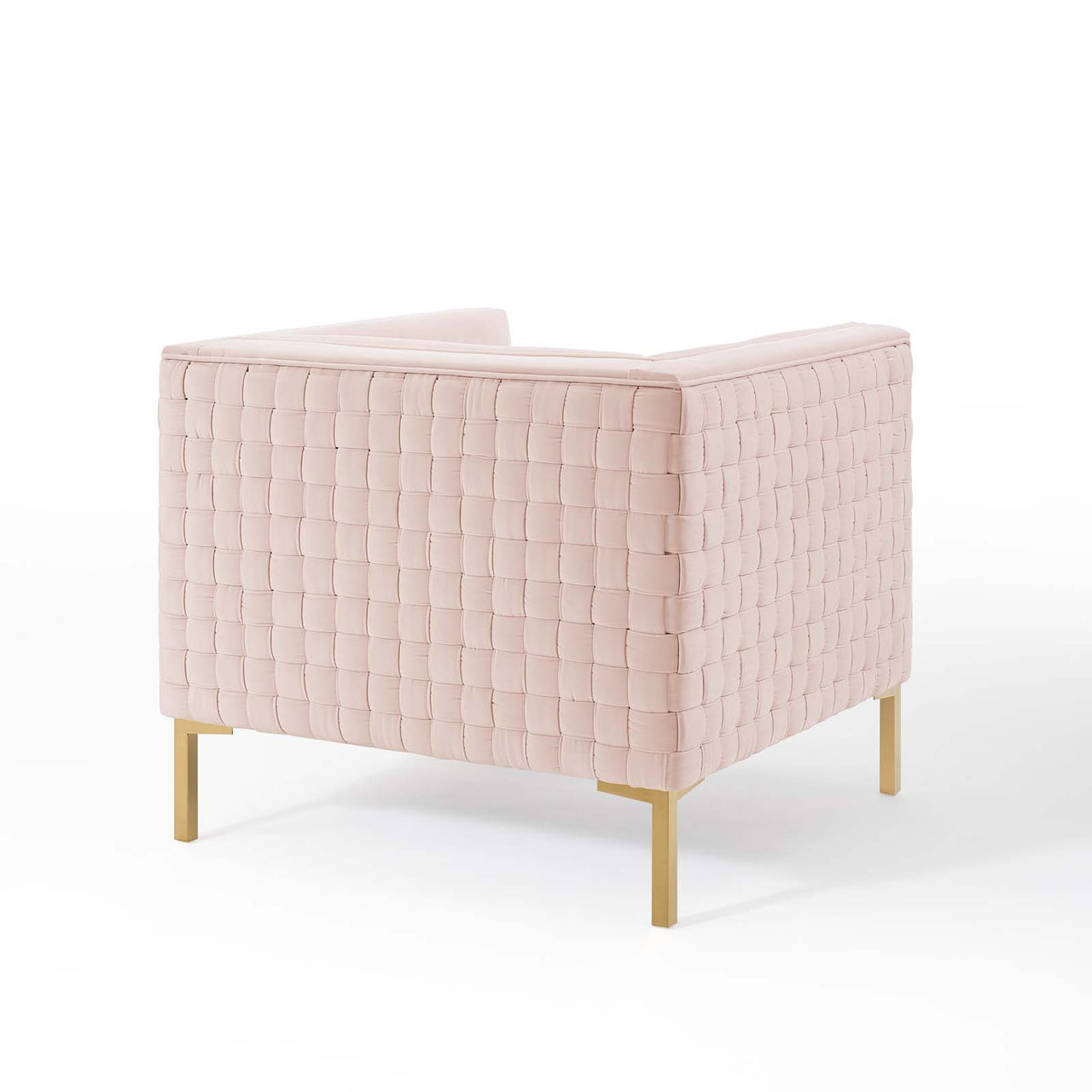 Valorae Velvet Armchair, Pink