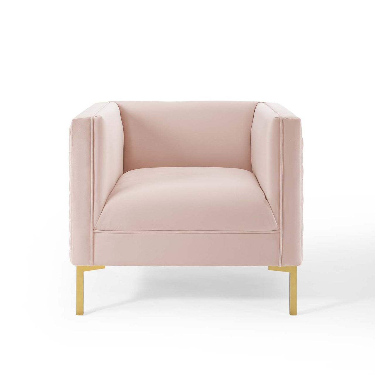 Valorae Velvet Armchair, Pink