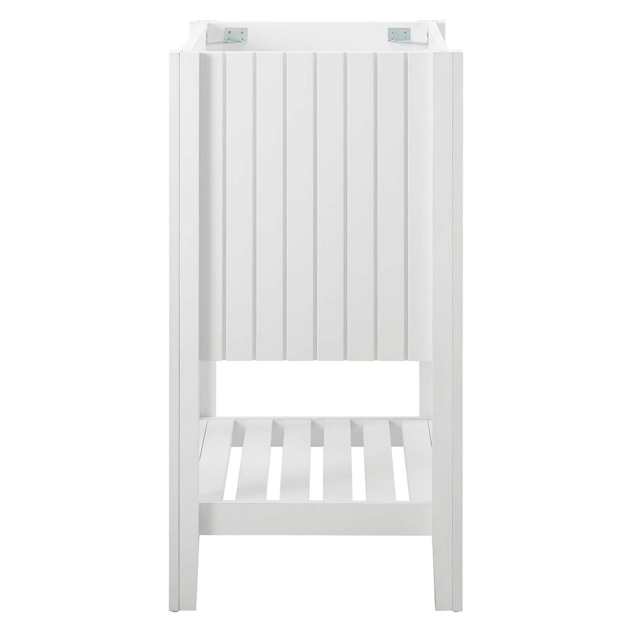 Carlyle Vanity Base with Storage, Small, White