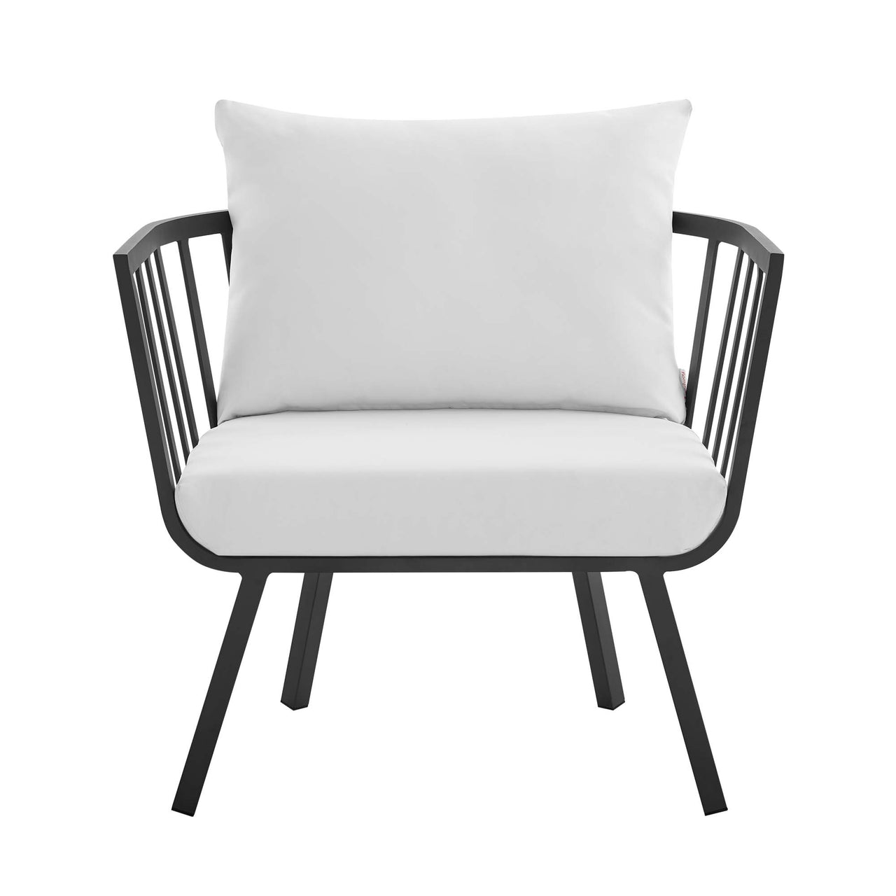 Ocevara Alfresco Armchair Set of 2, Gray & White