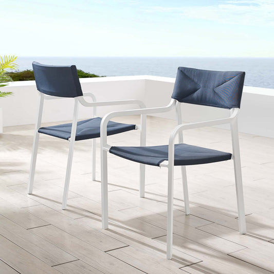 Caelen Alfresco Armchair Set of 2, Navy