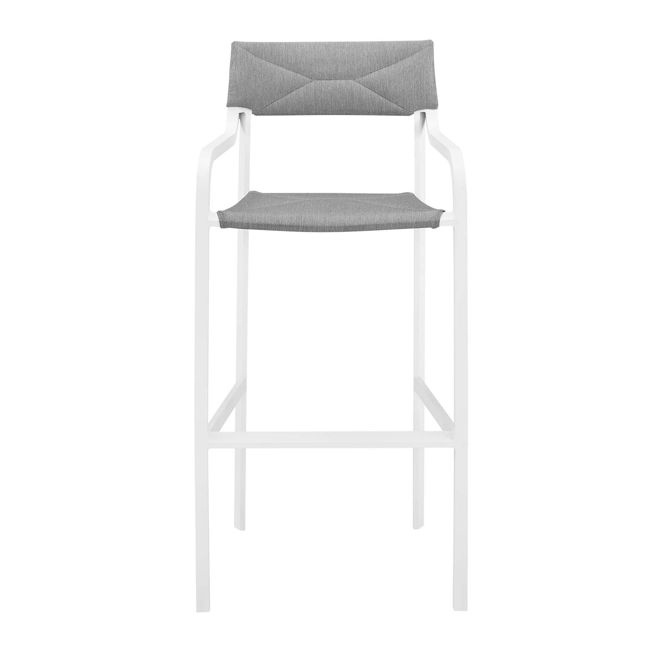 Caelen Alfresco Bar Stool Set of 2, Gray