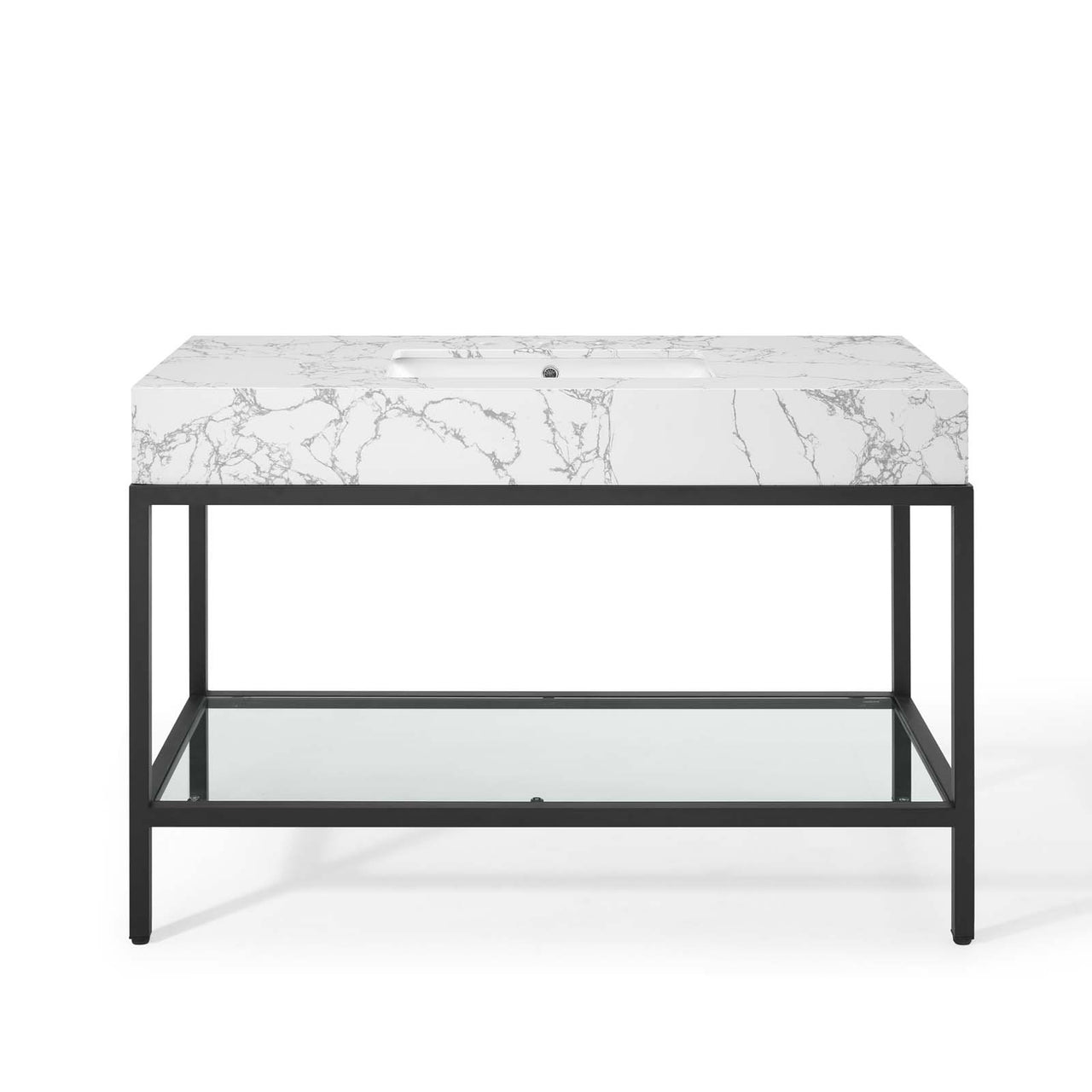 Regalis Vanity Unit, Medium, Black & White