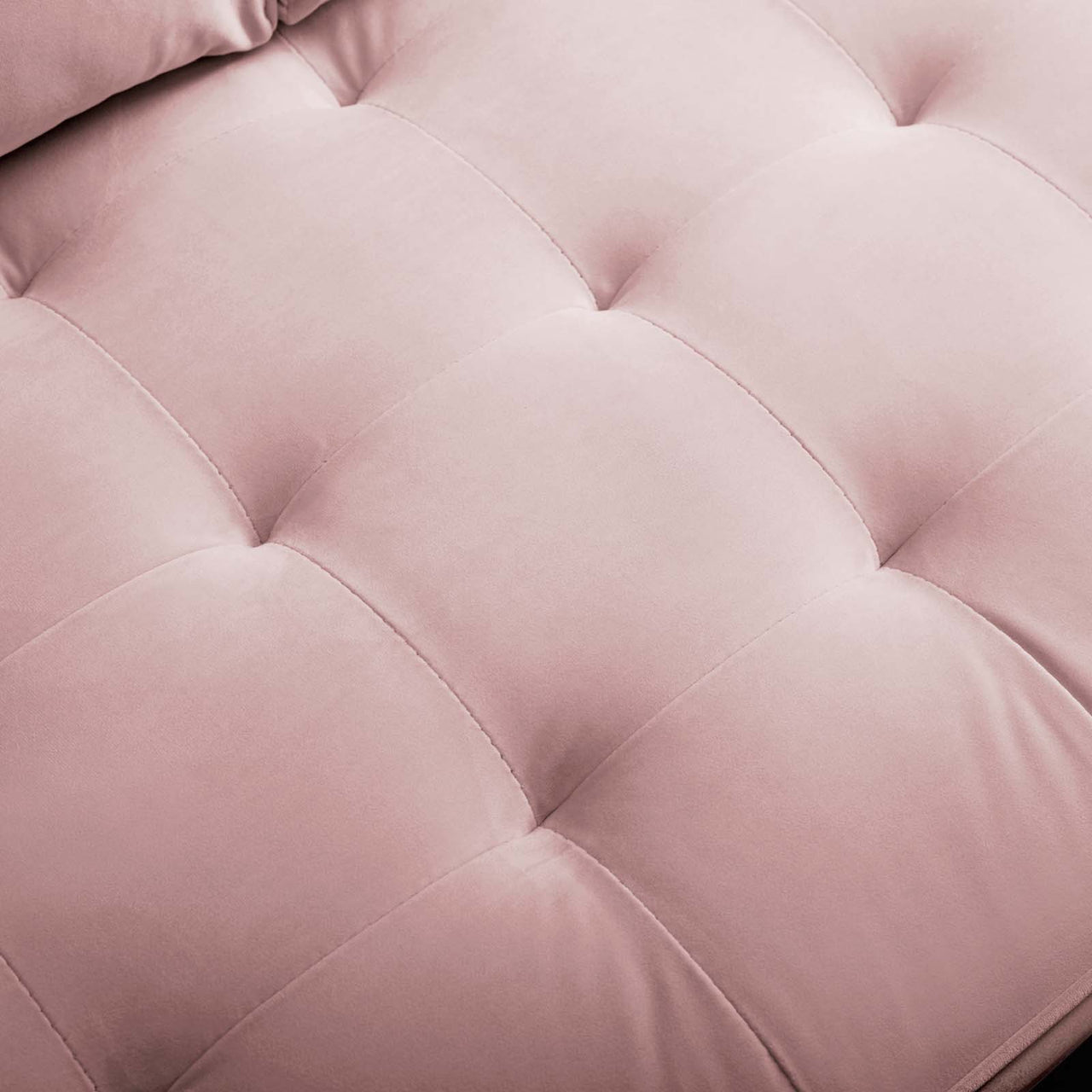 Bravien Upholstered Velvet Loveseat, Pink