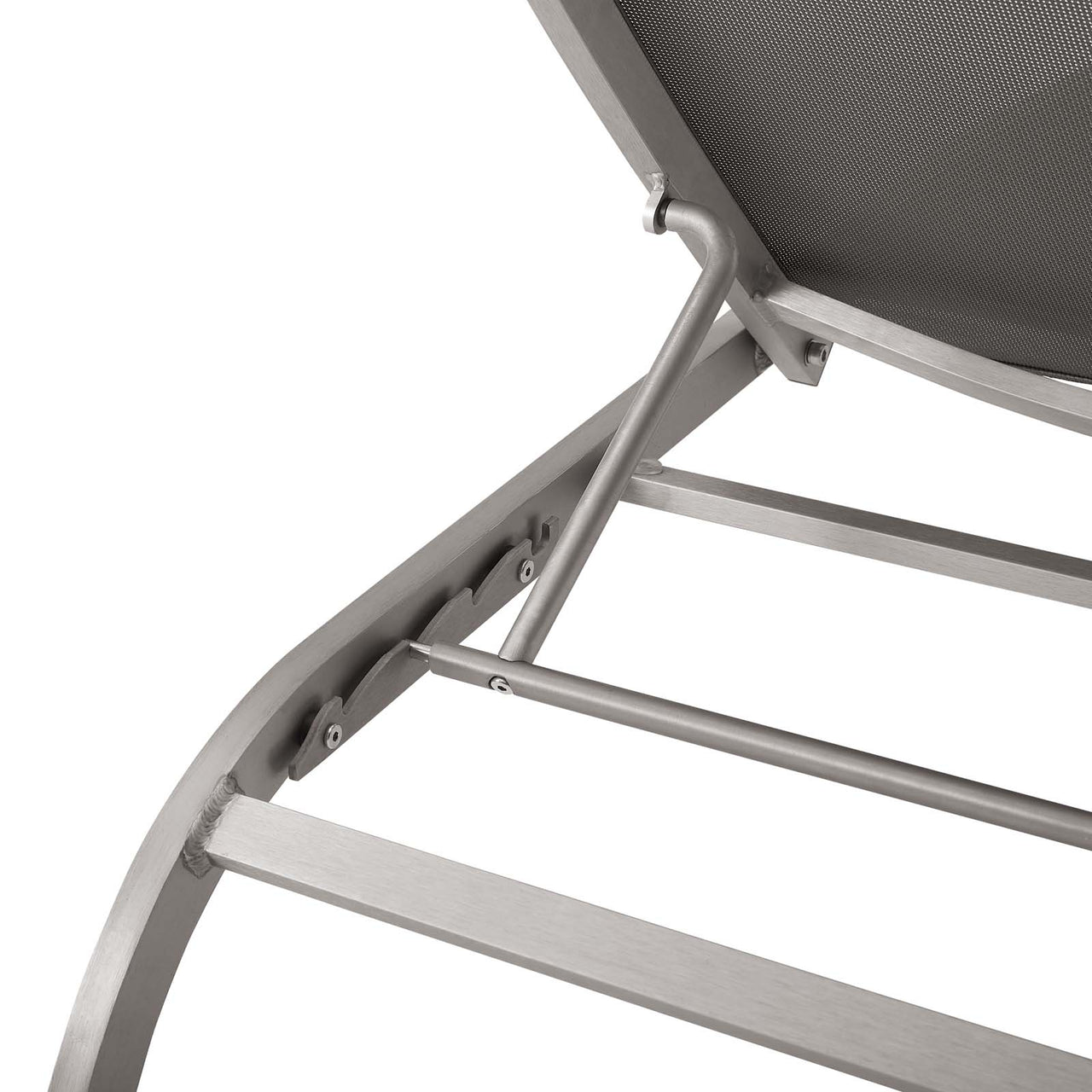 Triton Sunlounger Pair & Side Table Set, Gray