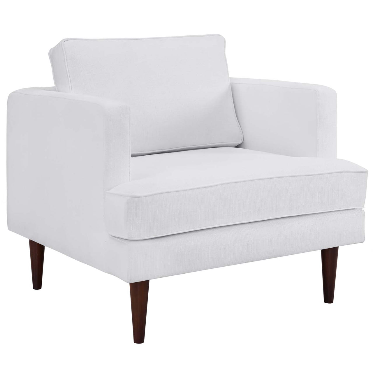 Alorra Fabric Accent Chair Set of 2, White