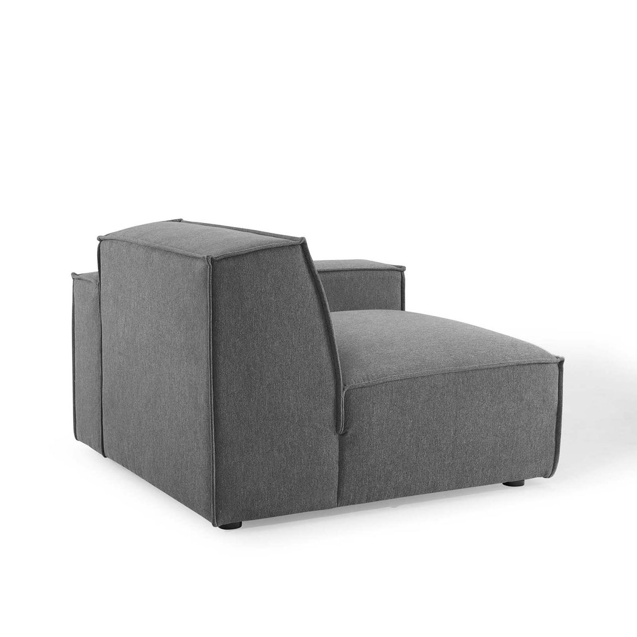Phoenix 3-Piece Modular Sofa Sectional, Charcoal