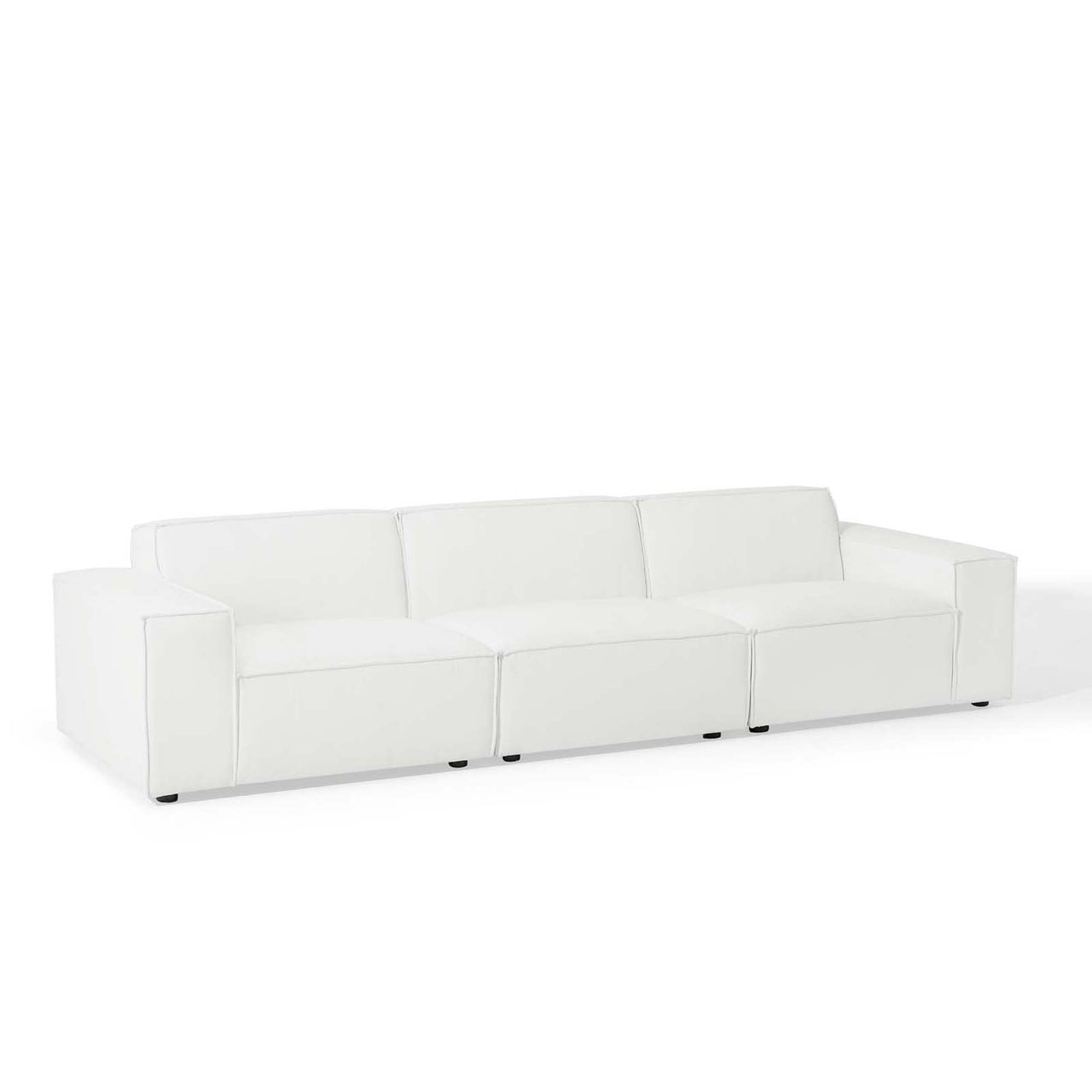 Phoenix 3-Piece Modular Sofa Sectional, White