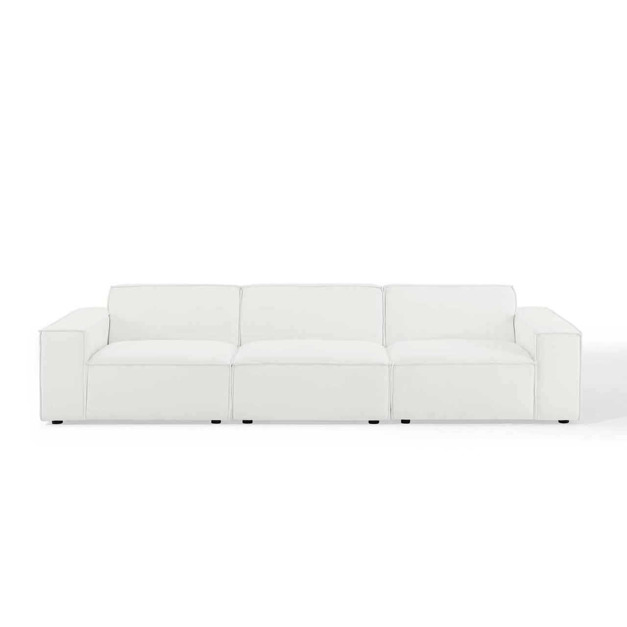 Phoenix 3-Piece Modular Sofa Sectional, White