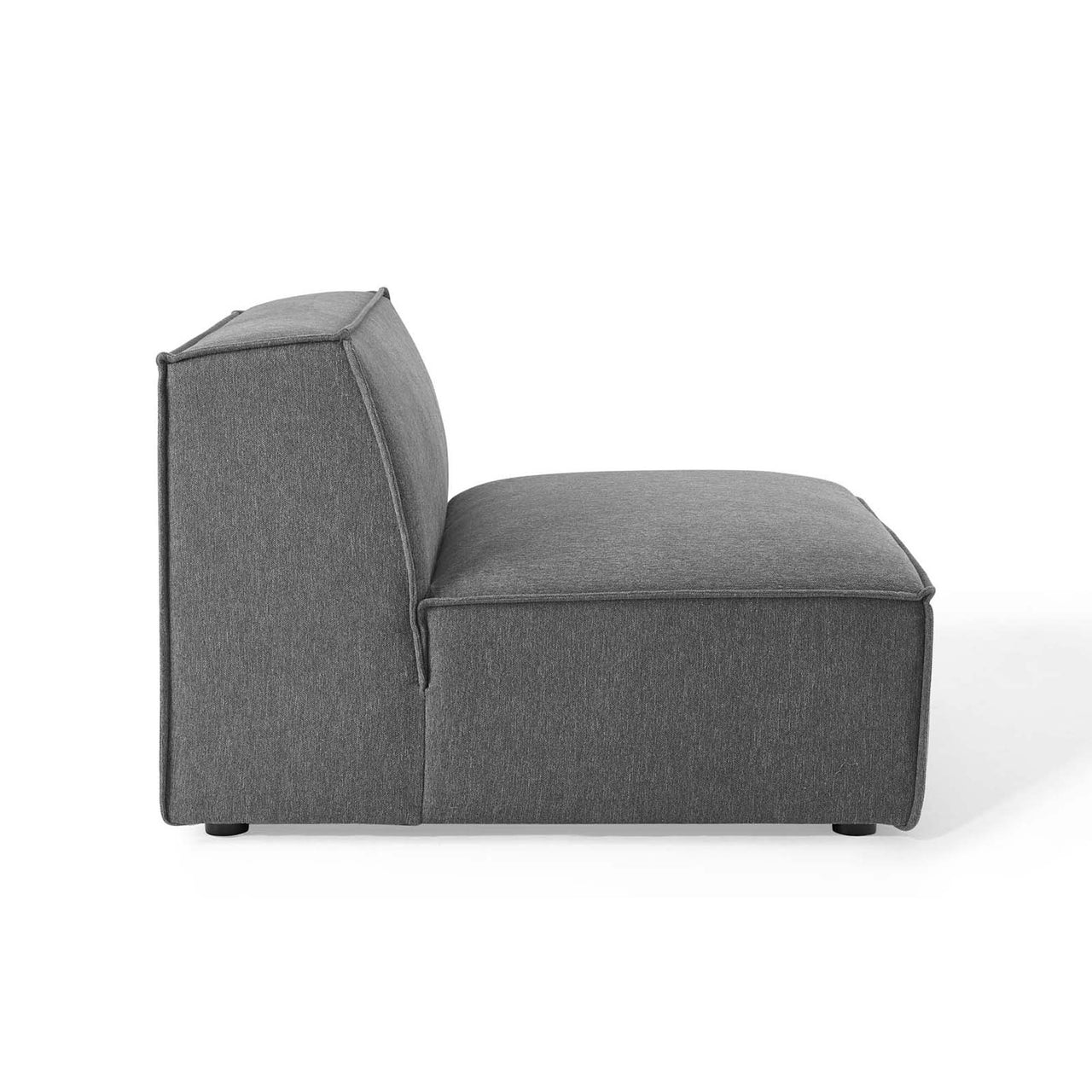Phoenix 6-Piece Modular U-Shaped Sectional, Charcoal