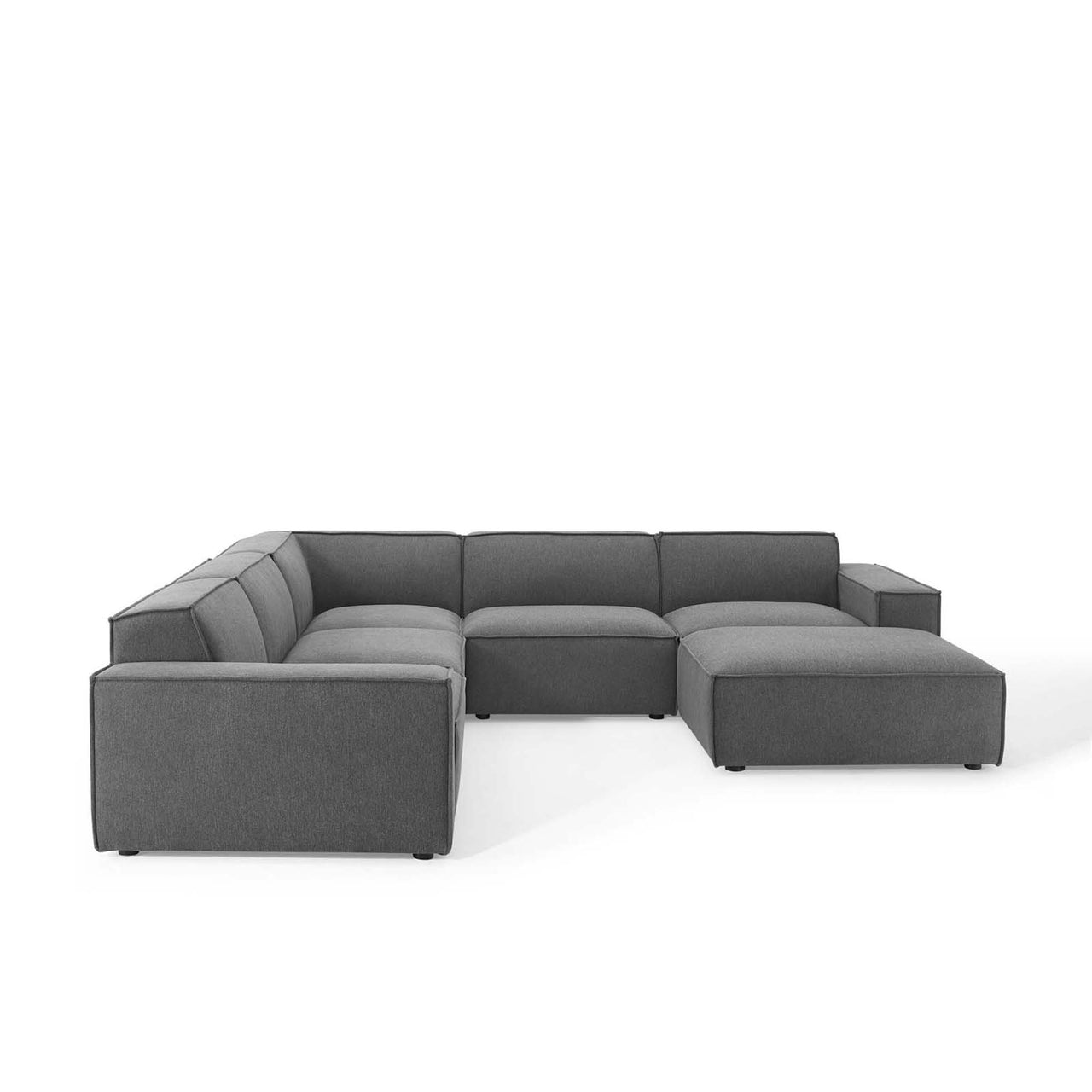 Phoenix 6-Piece Modular Sectional, Charcoal