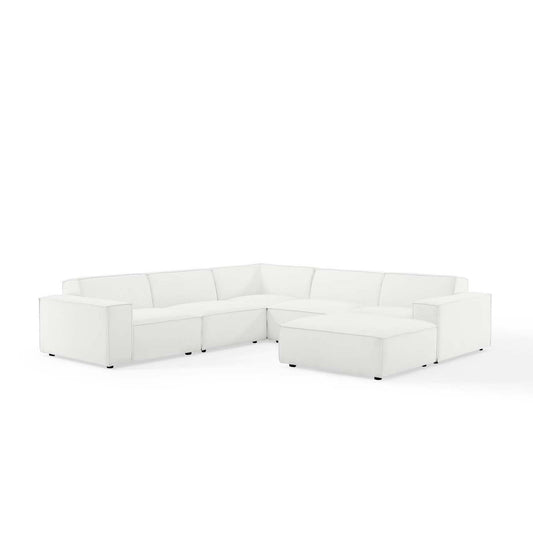 Phoenix 6-Piece Modular Sectional, White