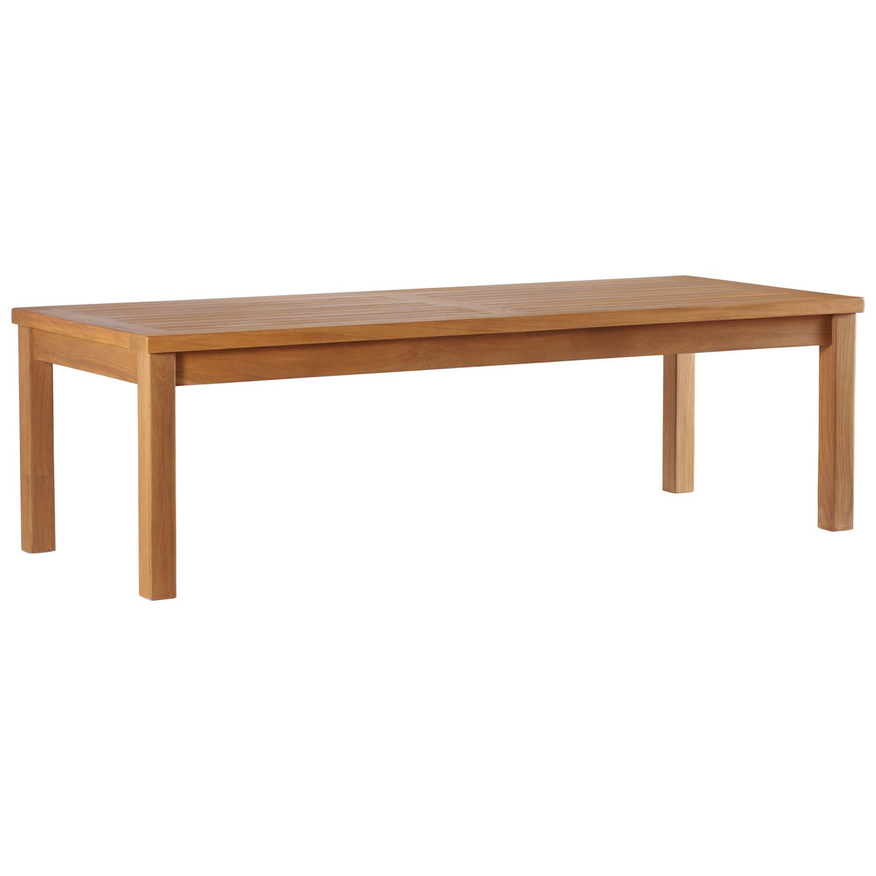 Rizer Alfresco Grade-A Teak Coffee Table, Natural Wood