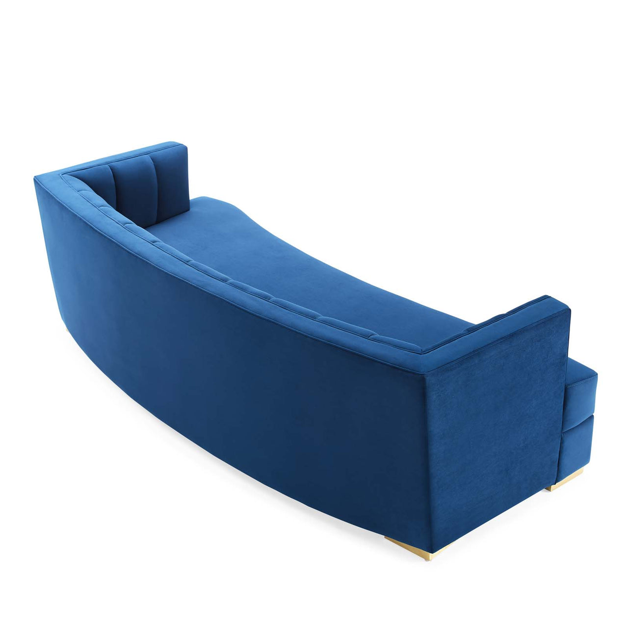 Corviere Velvet Sofa, Navy