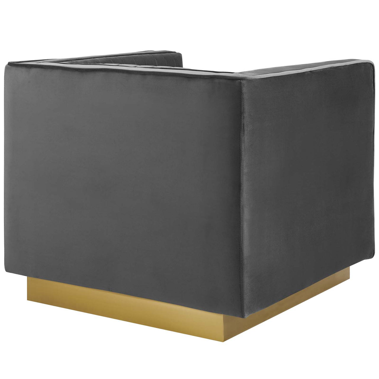 Vladimir Velvet Armchair Set of 2, Gray