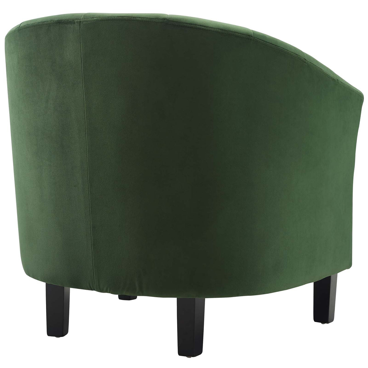 Alessa Upholstered Velvet Armchair Set of 2, Emerald