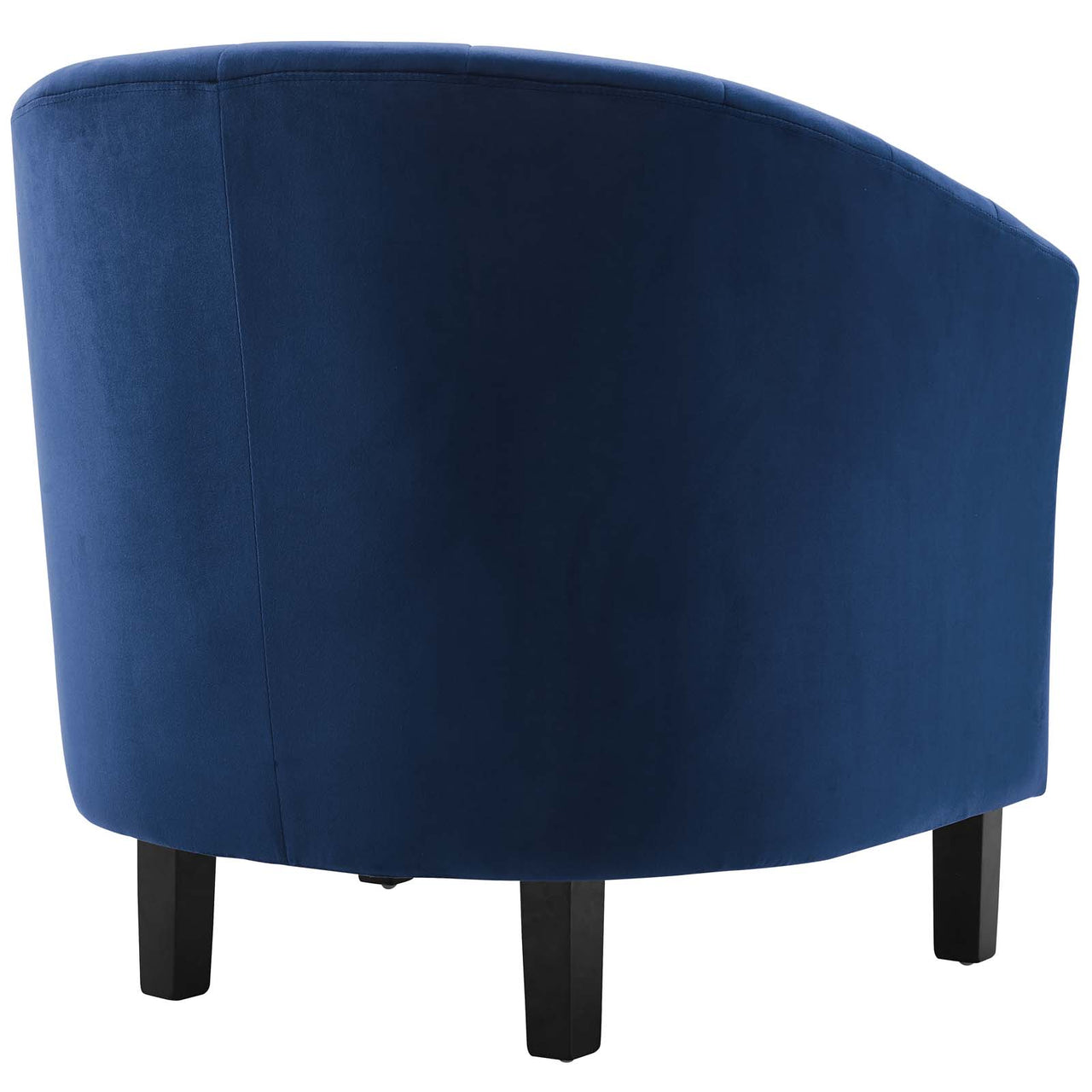 Alessa Upholstered Velvet Armchair Set of 2, Navy