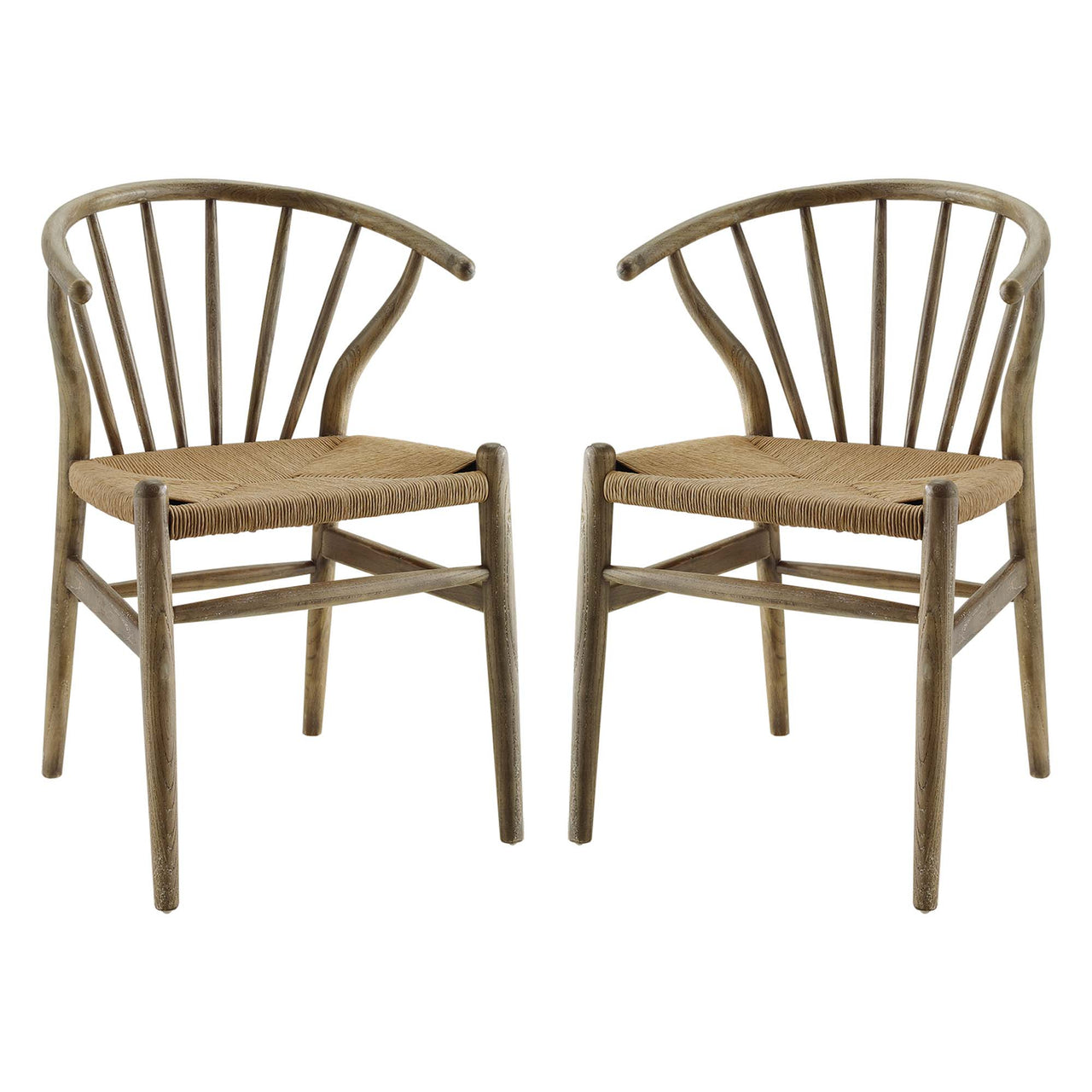Kate Dining Chair Set of 2, Gray
