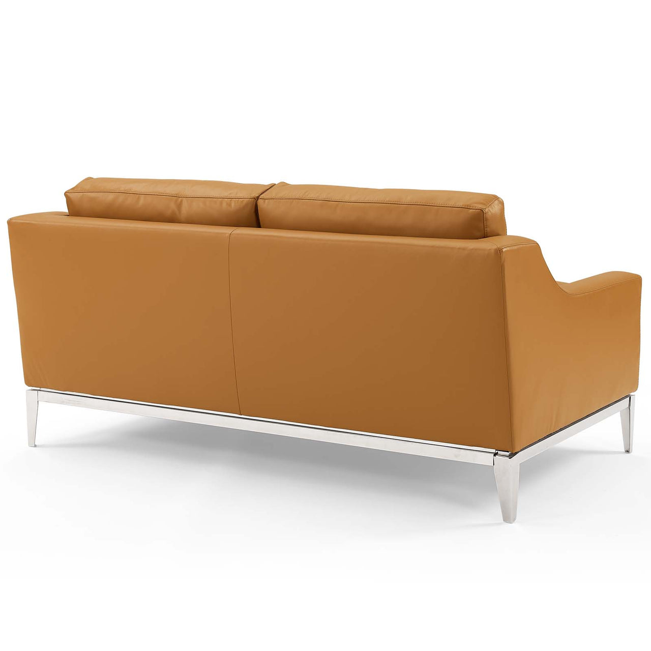 Strathor Leather Sofa & Loveseat Set, Tan