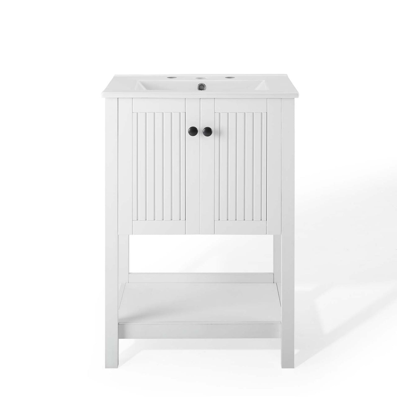 Barn Vanity Unit, Small, White