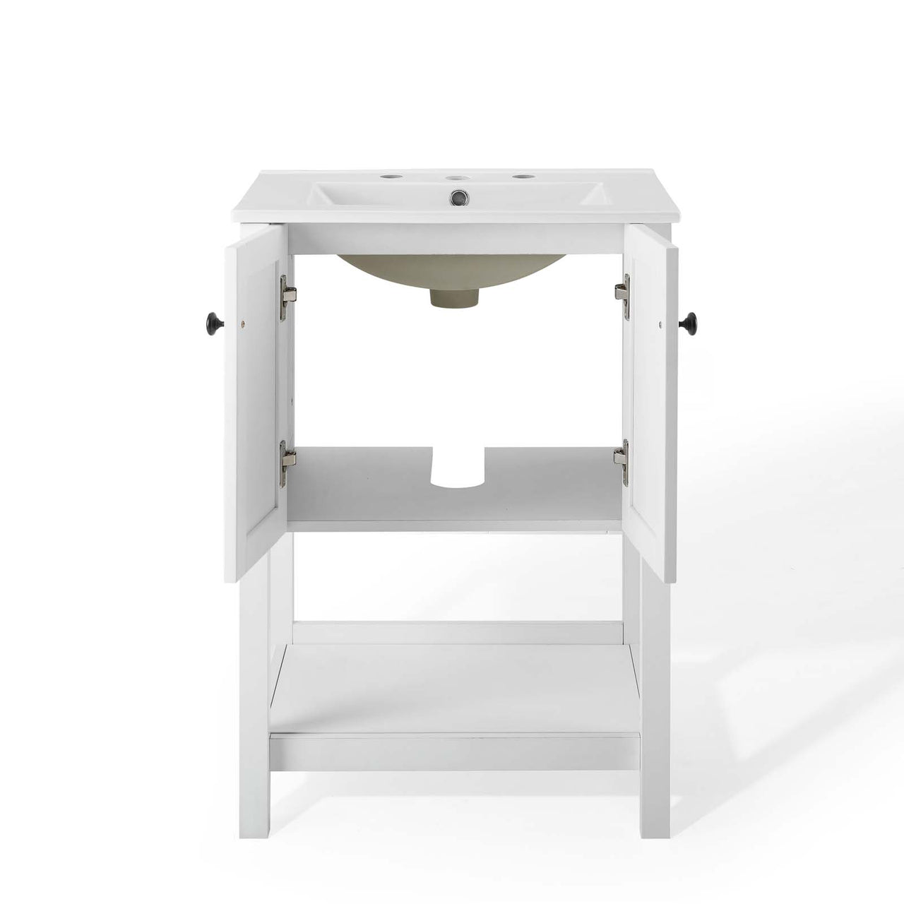 Barn Vanity Unit, Small, White