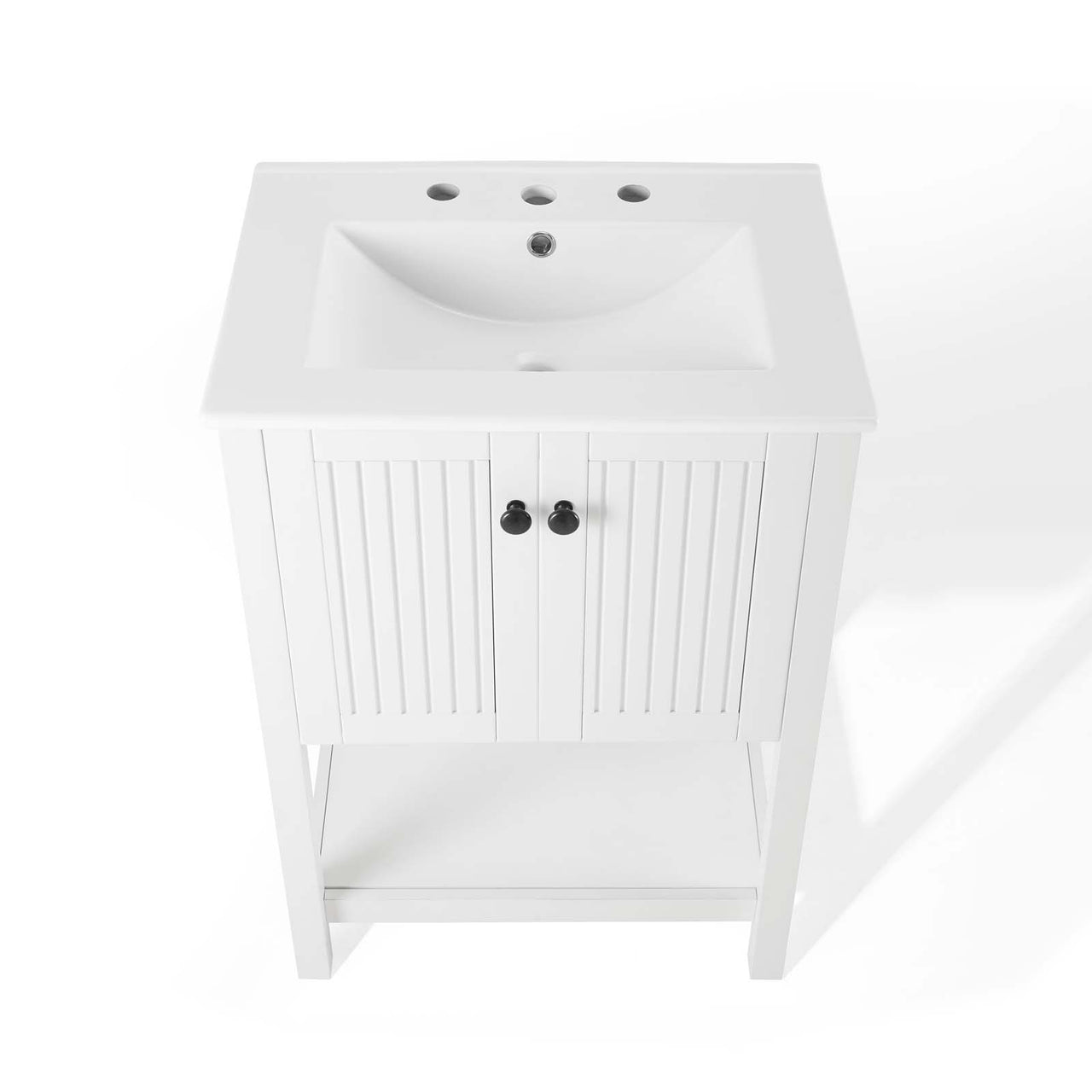 Barn Vanity Unit, Small, White