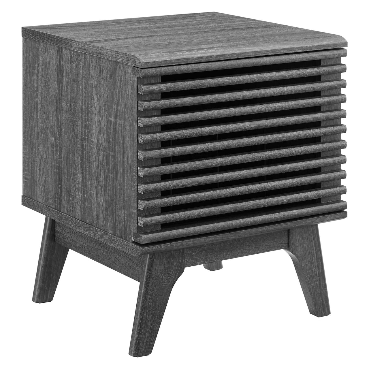 Ventral Vinyl Cabinet, Small, Charcoal