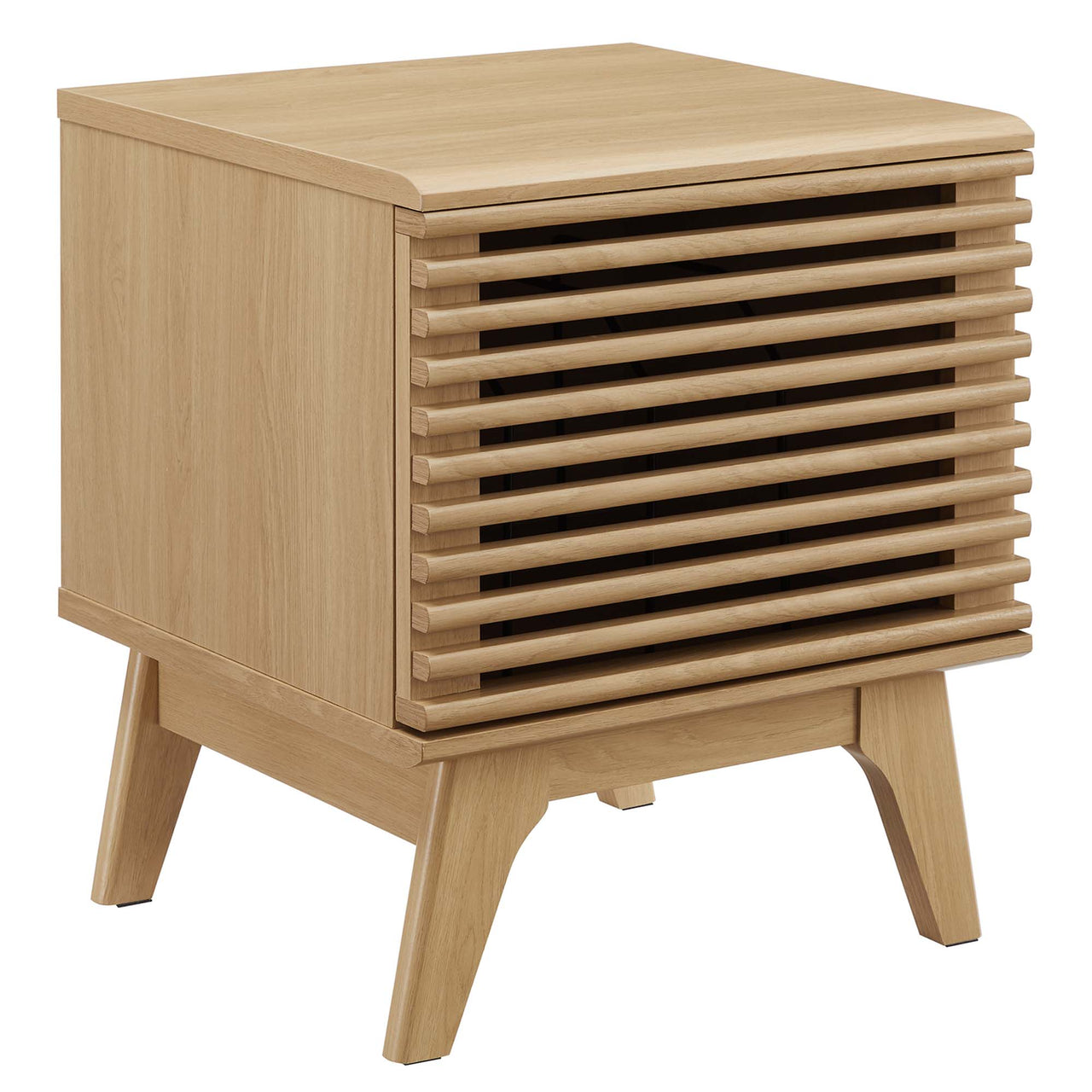 Ventral Vinyl Cabinet, Small, Oak