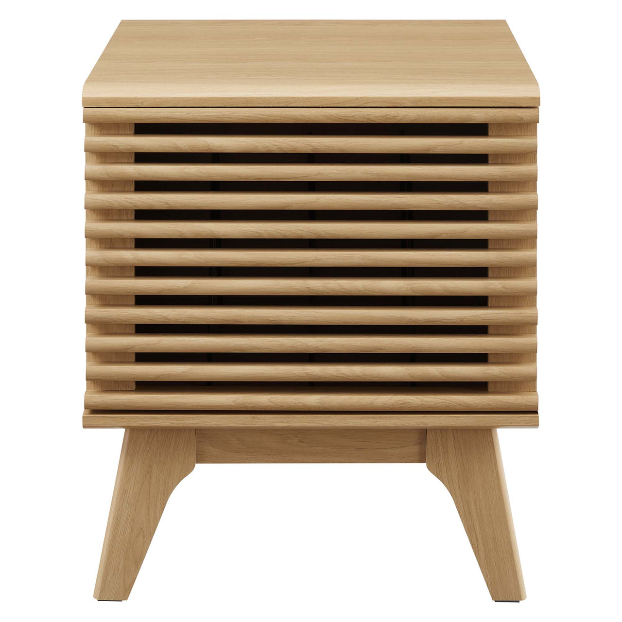 Ventral Vinyl Cabinet, Small, Oak