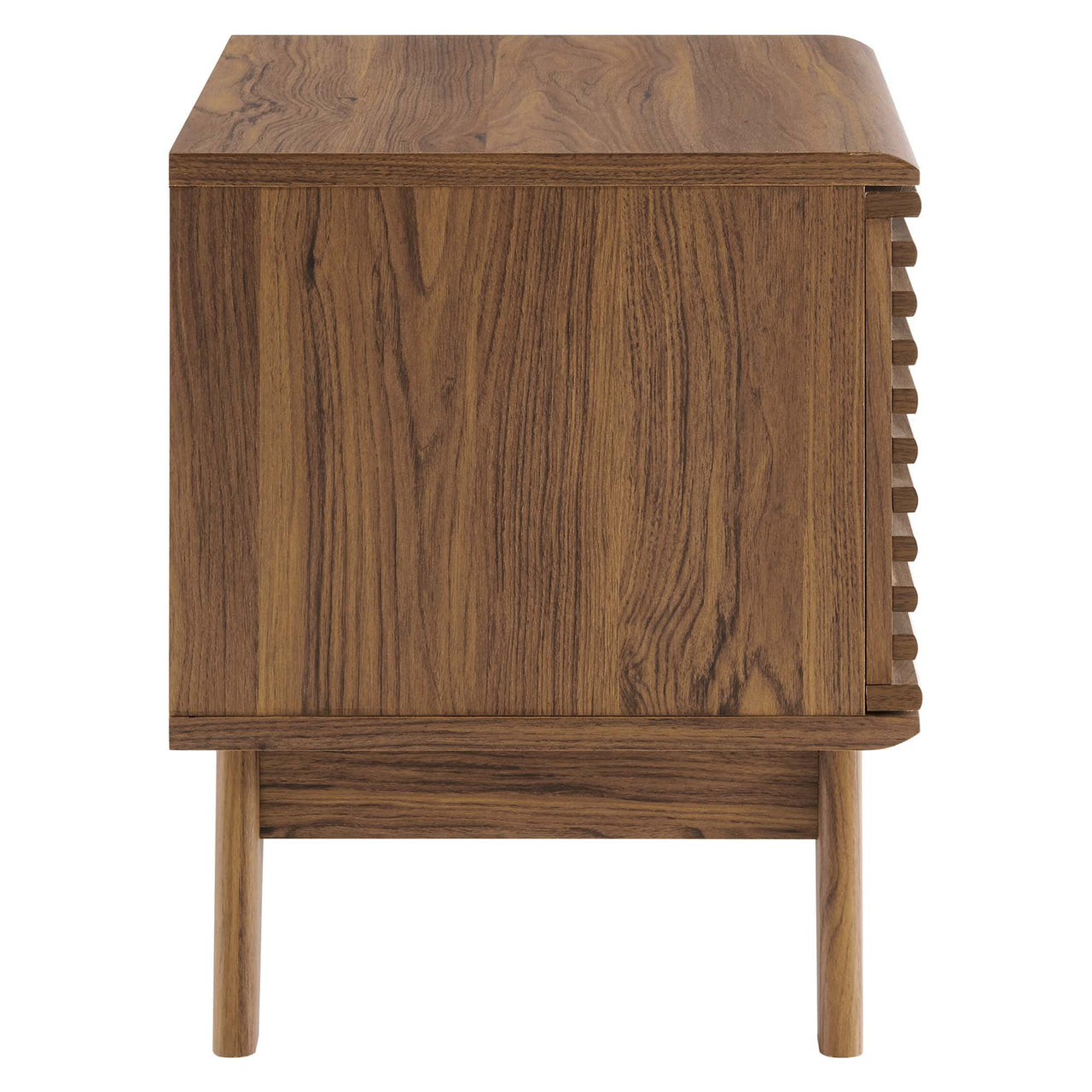 Ventral Vinyl Cabinet, Small, Walnut