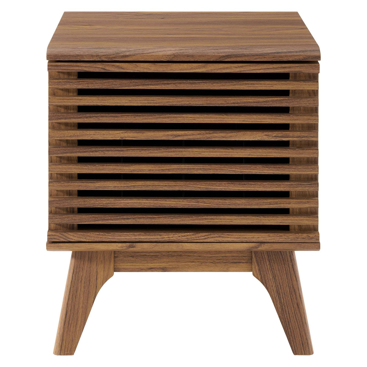 Ventral Vinyl Cabinet, Small, Walnut