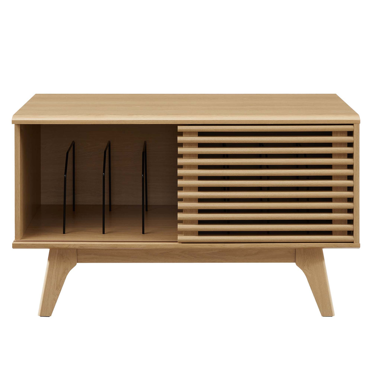 Ventral Vinyl Cabinet, Medium, Oak