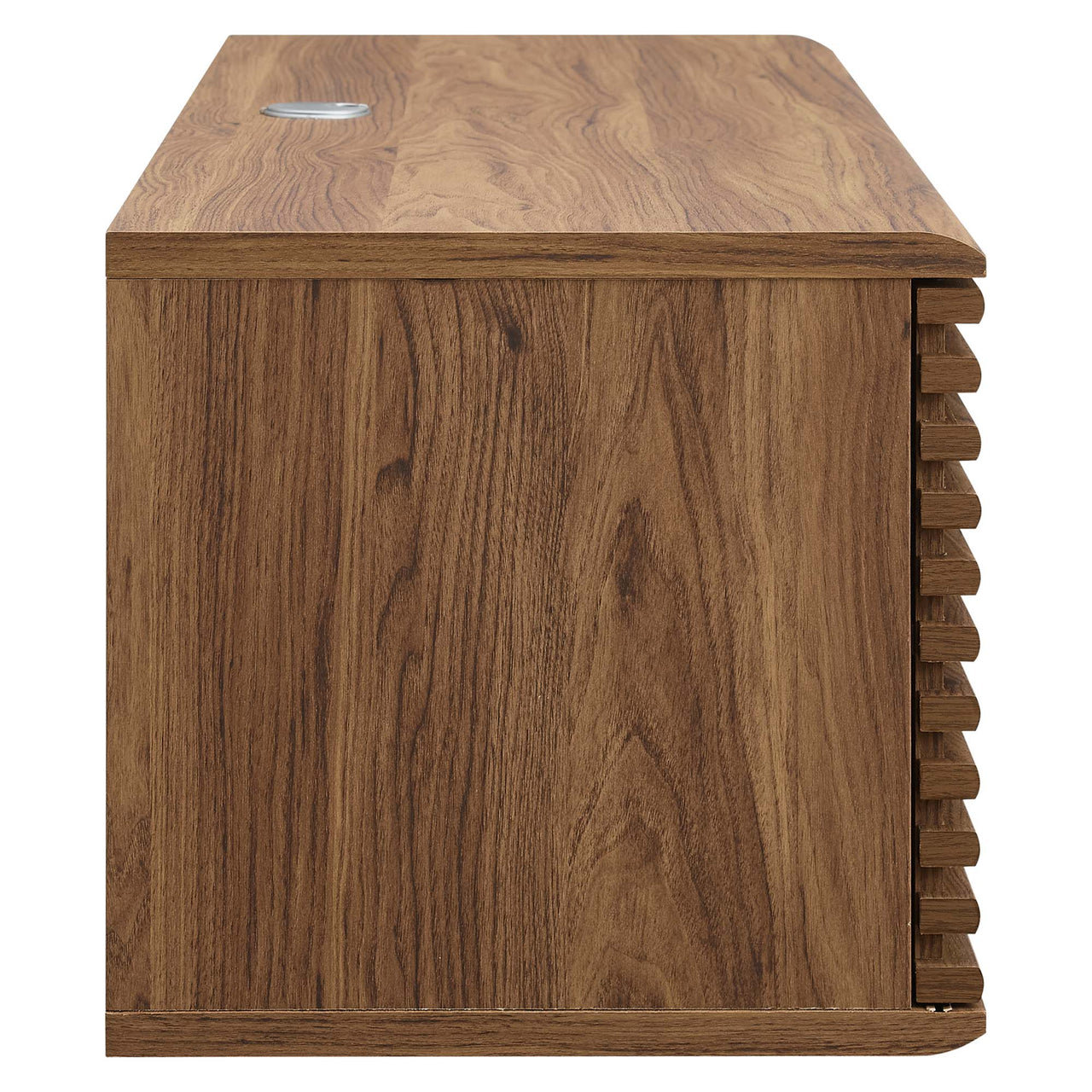 Ventra Floating Entertainment Center, Small, Walnut