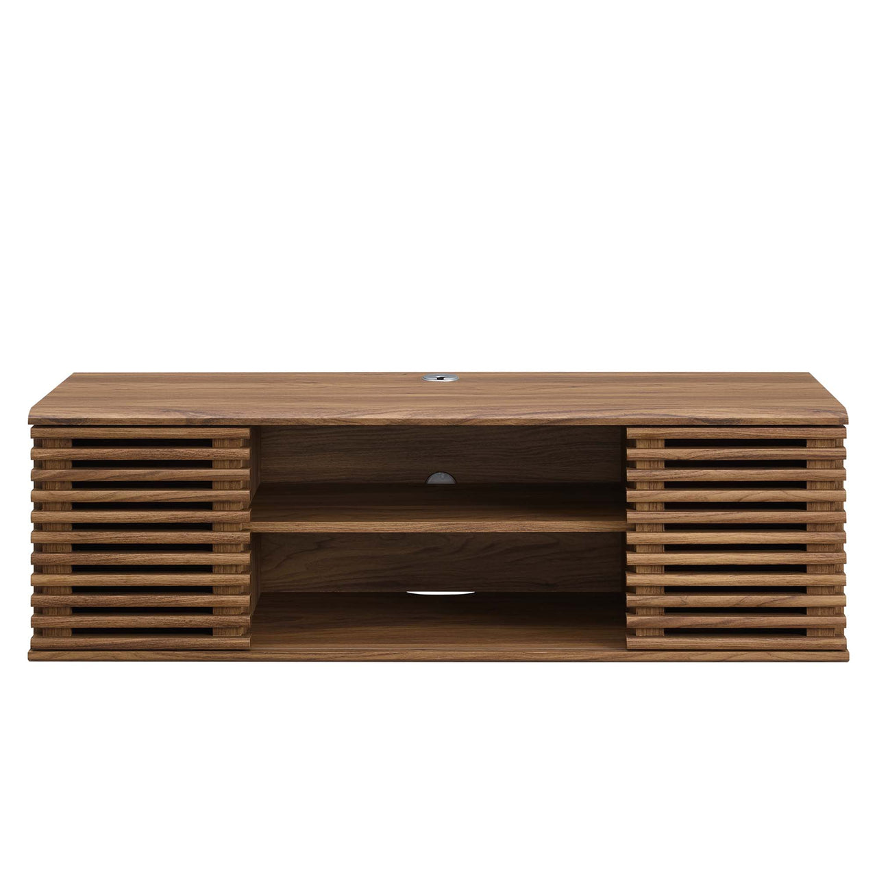 Ventra Floating Entertainment Center, Small, Walnut